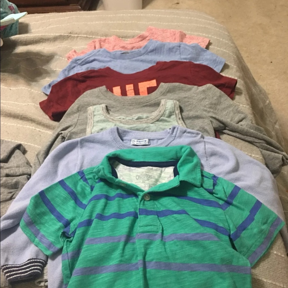 Toddler boy shirt lot
